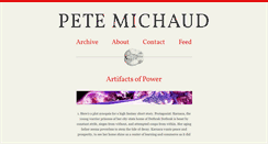 Desktop Screenshot of petermichaud.com